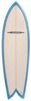 quad retro fish surfboard