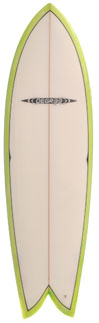 quad retro fish surfboard picture