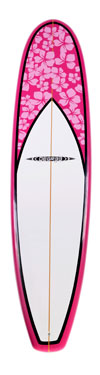 ultimate epoxy mini longboard surfboard picture